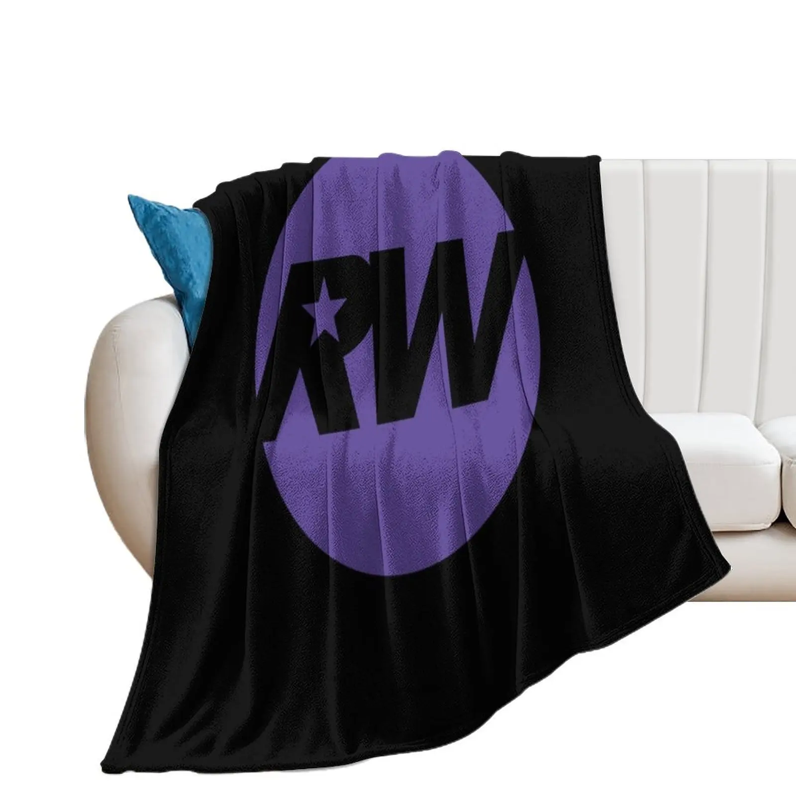 Robbie Williams Logo Classic Throw Blanket Custom Bed linens Blankets