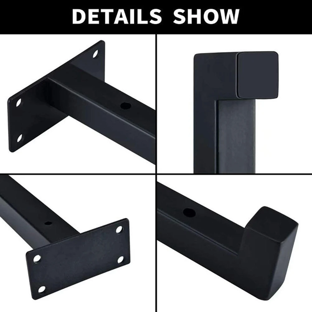 

4Pcs Layer Board Brackets Heavy Duty Iron Storage Support Stand for Wall Mounted Shelf Rack Home Office Kitchen Organizer