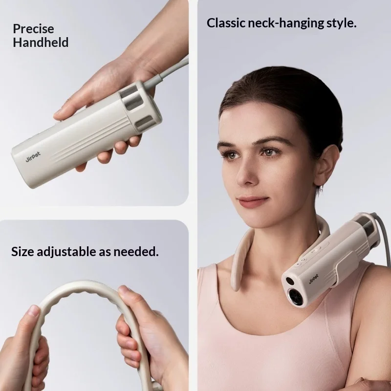 Jirpet H1 Hanging Pet Hair Dryer Neck Design High Speed Air Blower For Cats Dogs Grooming Tools Home Care Gift For Pet Lovers