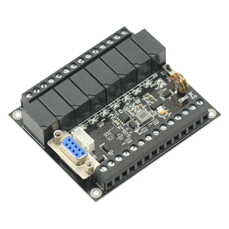 تحكم المنطق للبرمجة ، لوحة التحكم الصناعية ، منظم PLC ، تيار مستمر ، 24 فولت ، FX1N-20MR