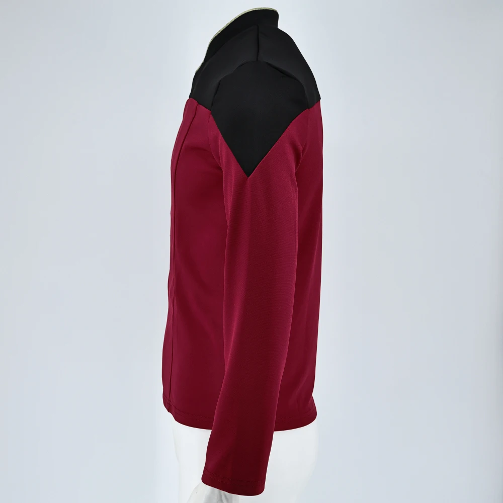 Cosplay Prodigy Captain Kathryn Janeway Starfleet Uniforms Jacket Costumes Male Tops for Men Adult ST Prop