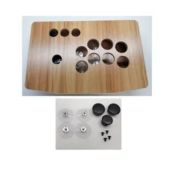 Empty Wooden Box for Arcade Game Machine DIY Can be Installed Joystick Button for Retro Video Games