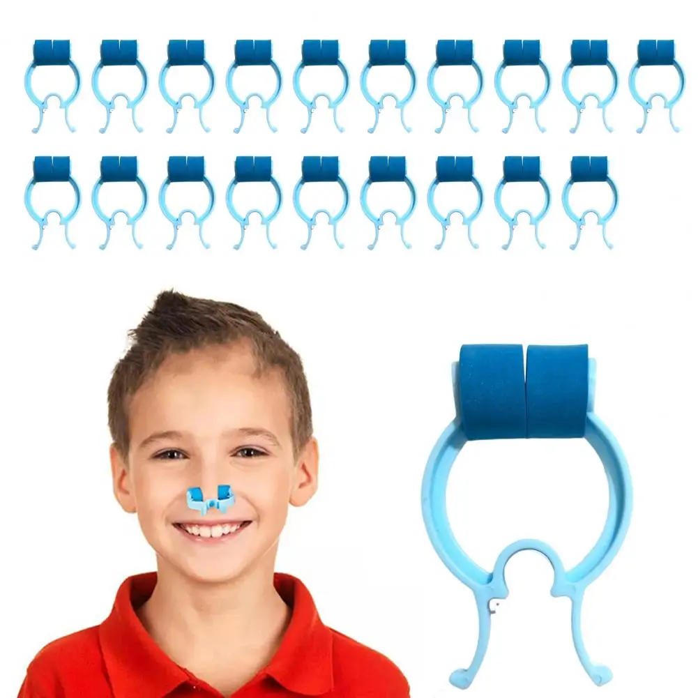 20Pcs Swimming Nose Clip Nasal Clip Kids Adults Accidental Emergency Nosebleeds Stopper Clip Diving Surfing Swim Nose Clips