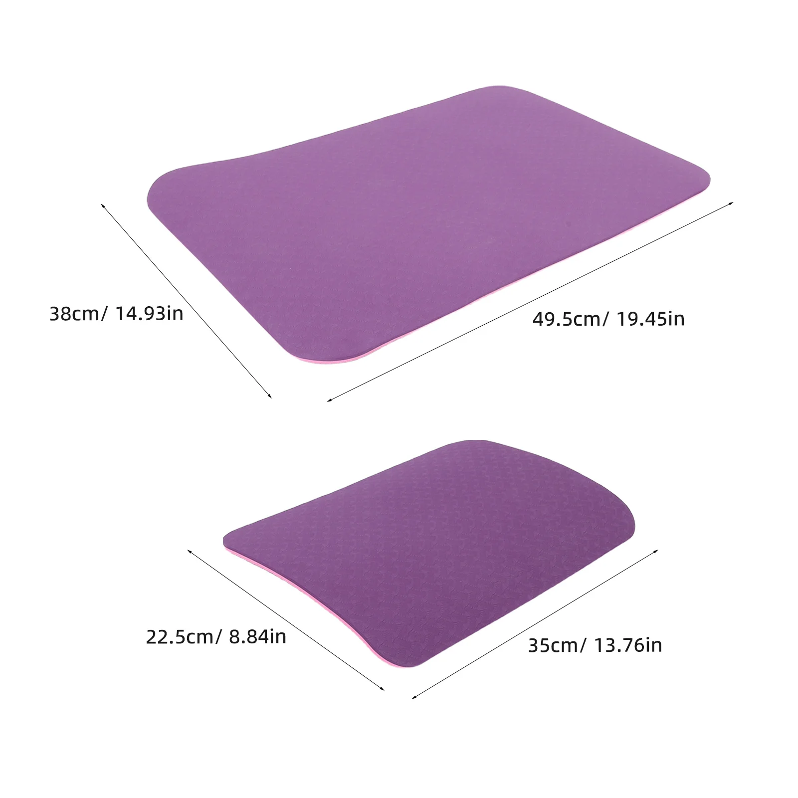 2 قطعة ماكينة خياطة المضادة للانزلاق وسادة Tpe الاهتزاز الملطف حصيرة للاستقرار الحد من الضوضاء العالمي صالح اللحف التطريز