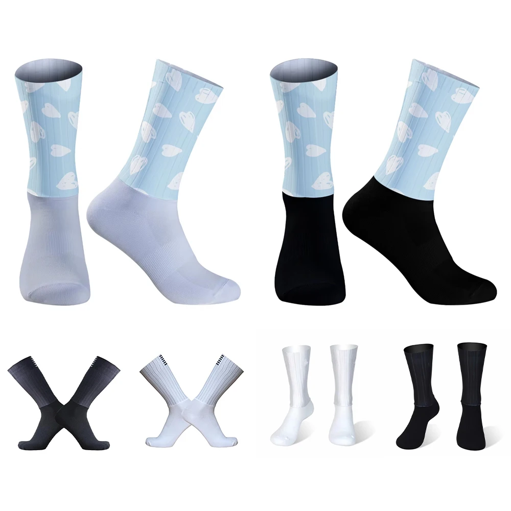 Cycling Hiking Compression Function Basketball Men Women Sports Socks 2024 New Summer Socks