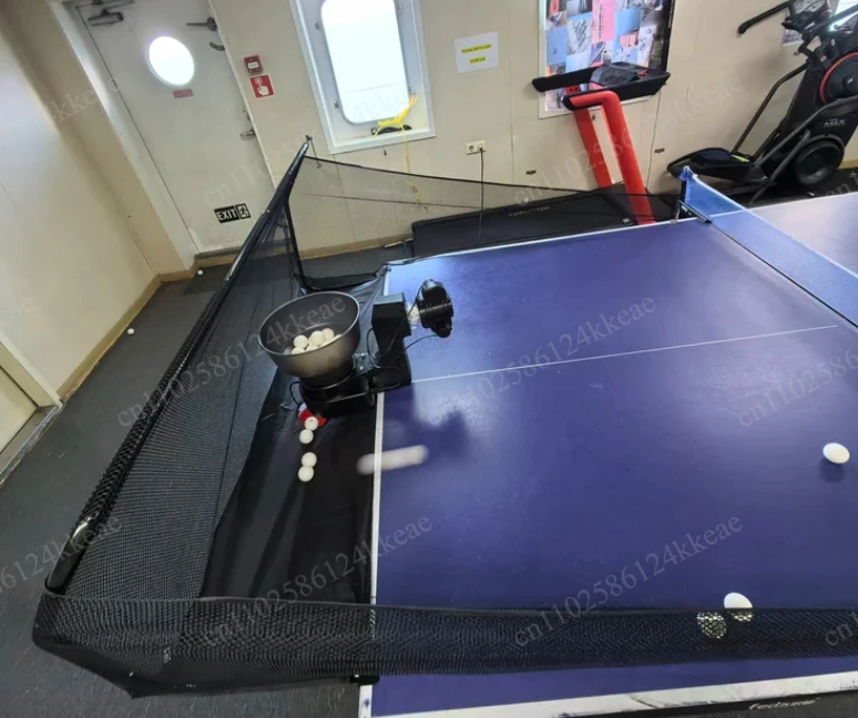 automatic table tennis serve machine, portable home professional single self-practice high school entrance examination trainer