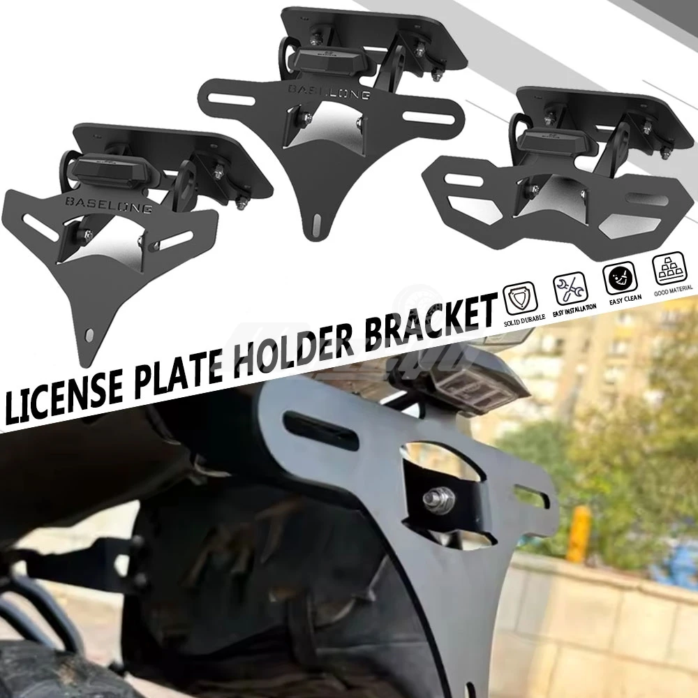 Motorcycle Tail Tidy Fender License Plate Holder Mount For Yamaha YZF-R3 YZF-R25 MT03 MT25 YZFR3 YZFR25 MT-03 MT-25 2014-2026