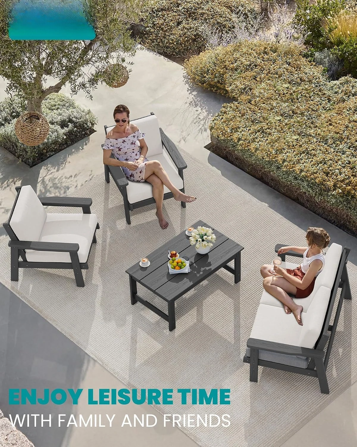 4 Parçalı HDPE Dış Mekan Mobil - Outdoor Furniture Hdpe incelemesi ve fiyatı