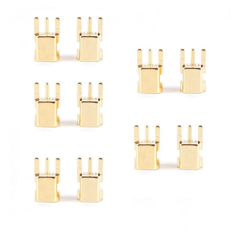 10Pc Earphone Pin Plug Mmcx Female Connector PCB Mount 3 Pins Mmcx Connector For Shure SE535 SE425 SE315 SE215 Earphones