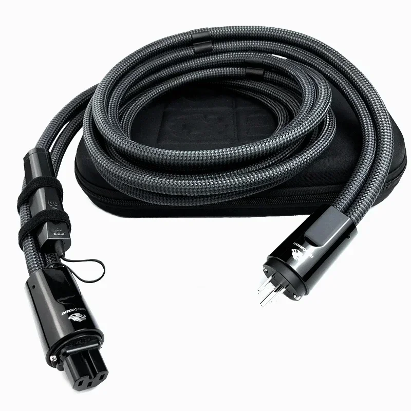 Dragon Power Line Hoge stroom Lage Z / Ruisafvoer HiFi Audio Wisselstroomkabel US / EU Schuko 15A / 20A Stekker