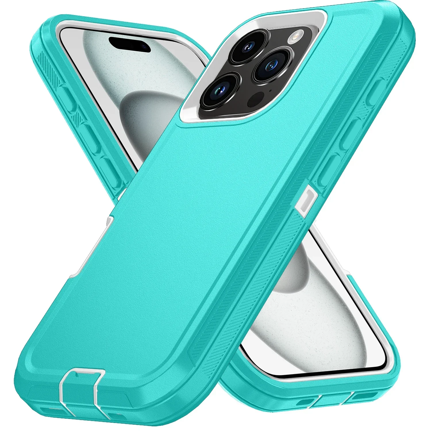 Robuuste Ott Armor Schokbestendig Defender Telefoonhoesje voor Iphone 17 16 15 14 13 12 11 Pro Max 16E Hard Drop Proof Achterkant Funda