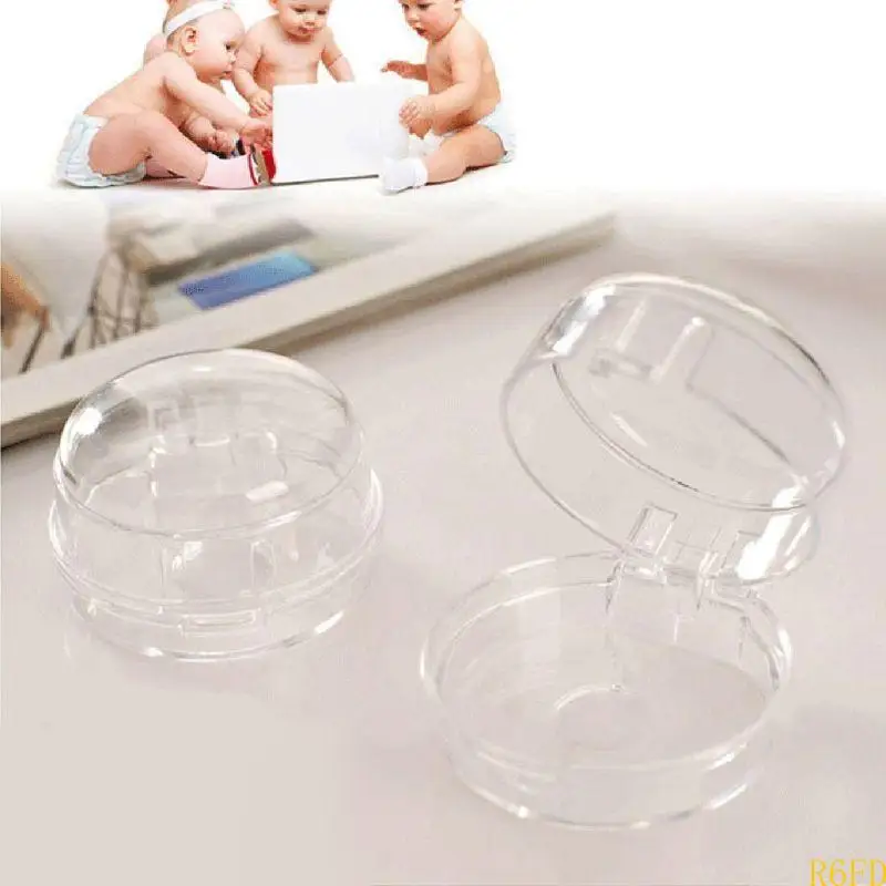 

R6FD Child Proof Clear View Stove Knob Covers (Set of 6) Babies and Pets Proof KIDS