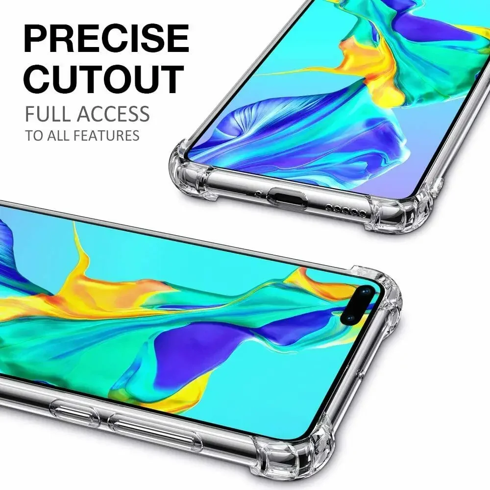 Case Huawei Y7P 2020 Y7A Y7 Pro 2019 Y7 Prime 2018 2019 Crystal Clear Shockproof Bumper Transparent TPU Slim Fit Flexible Cover