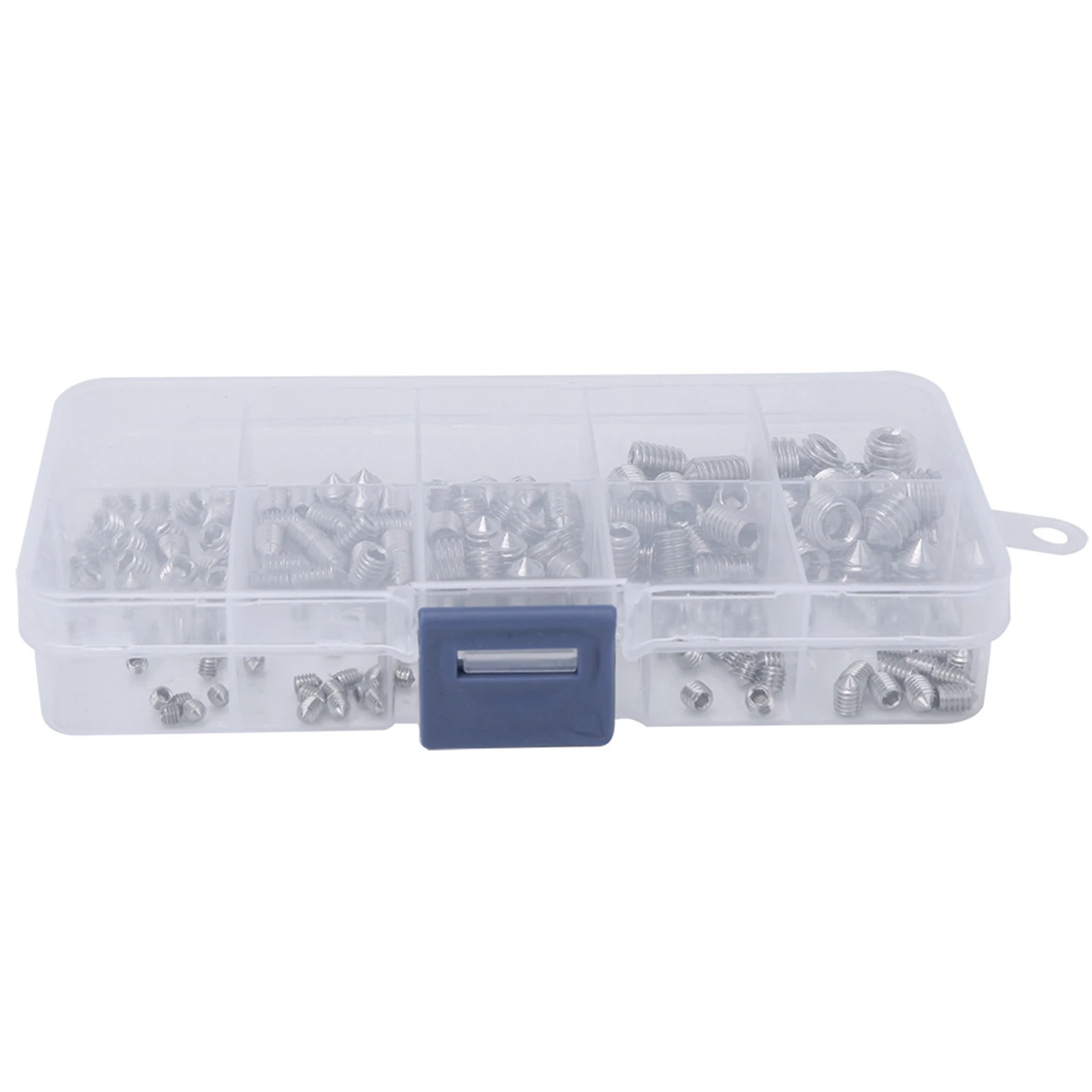 Grub Screw Grub Screw Kegelpunt Zeskantige inbusbout van roestvrij staal voor nauwkeurigheidsinstrumenten M3/M4/M5/M6/M8 Stelschroef