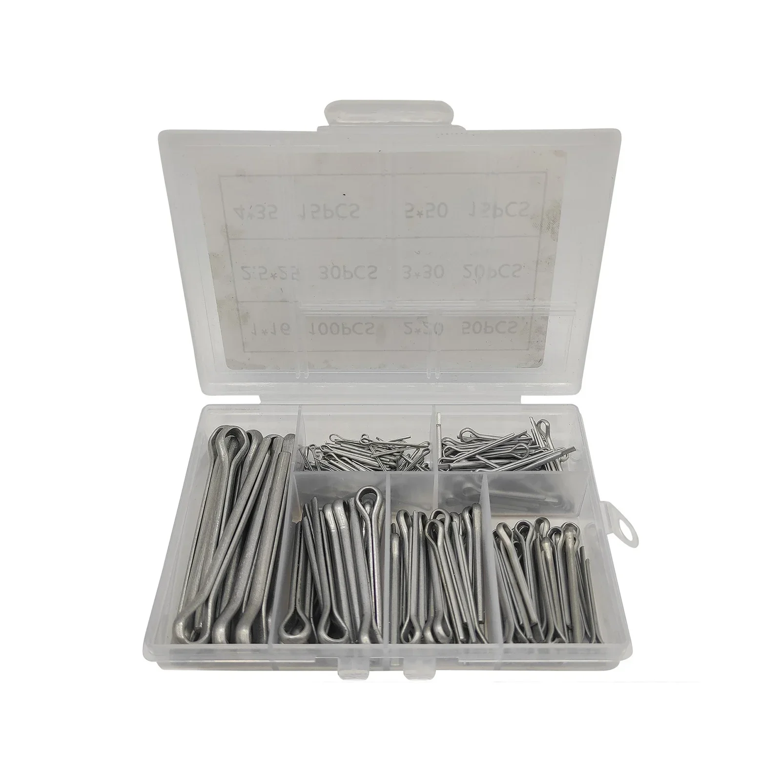 230Pcs Cotter Pins Hairpin Pins Spring Cotter Screw Retaining Pins Locating Pins U-shaped Positioning Pin Hairpin Straight Tool