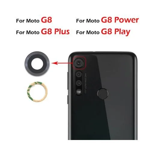 NEW Back Rear Camera Glass Lens With Adhesive Sticker For Motorola Moto G54 G84 5G G5S G52 G60 G82 G7 Plus G8 Play G8 Power Lite