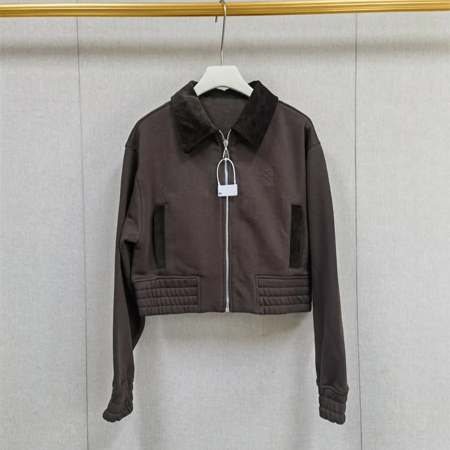 

Женское вельветовое пальто с лацканами 2025 года, винтажная куртка на талии