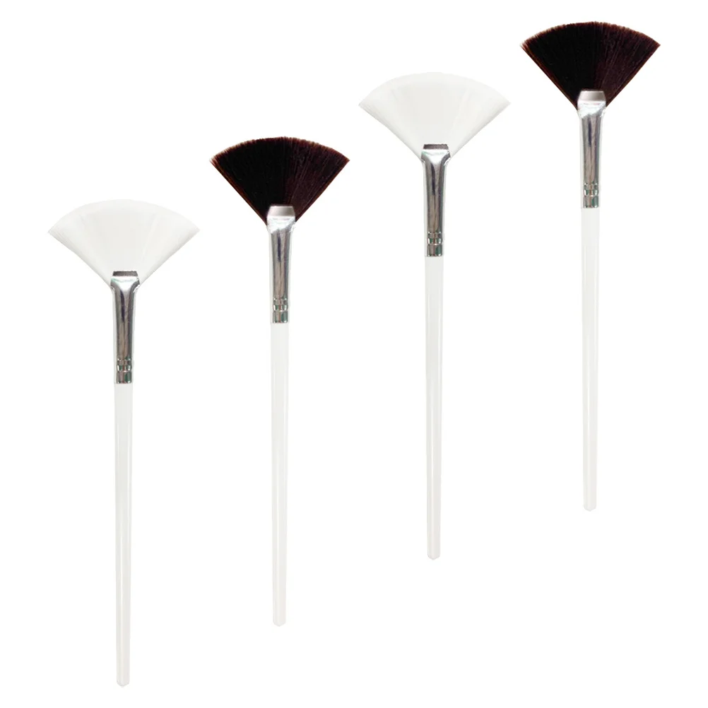 

4pcs Facial Mask Brush Premium Applicator For Skincare Serum Mud Mask Ergonomic Design Easy Clean Reusable Beauty Tool Face Care