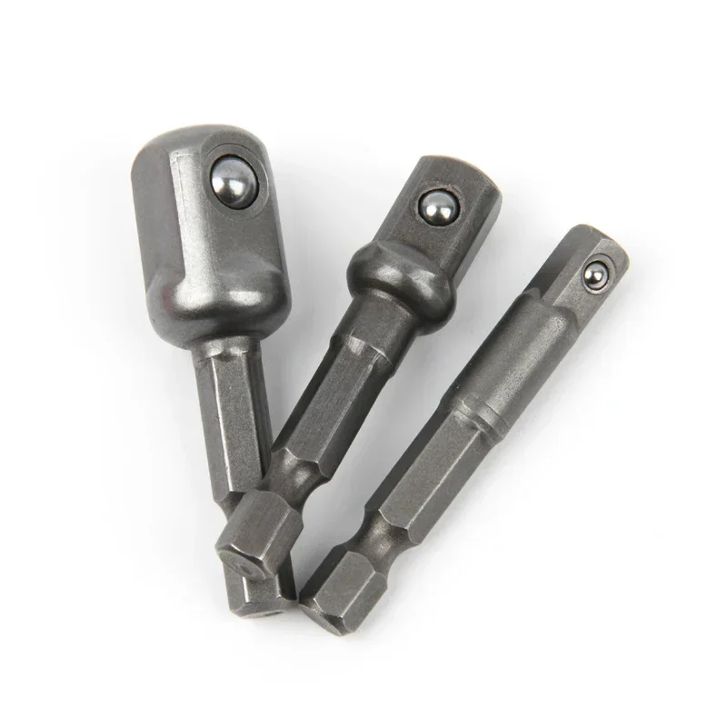 

3pcs 1/4" 3/8" 1/2" Driver Adapter Hex Wrench Extension Drill Bits Socket Adapter Power Extension Bit Set for Drills Nut Driver