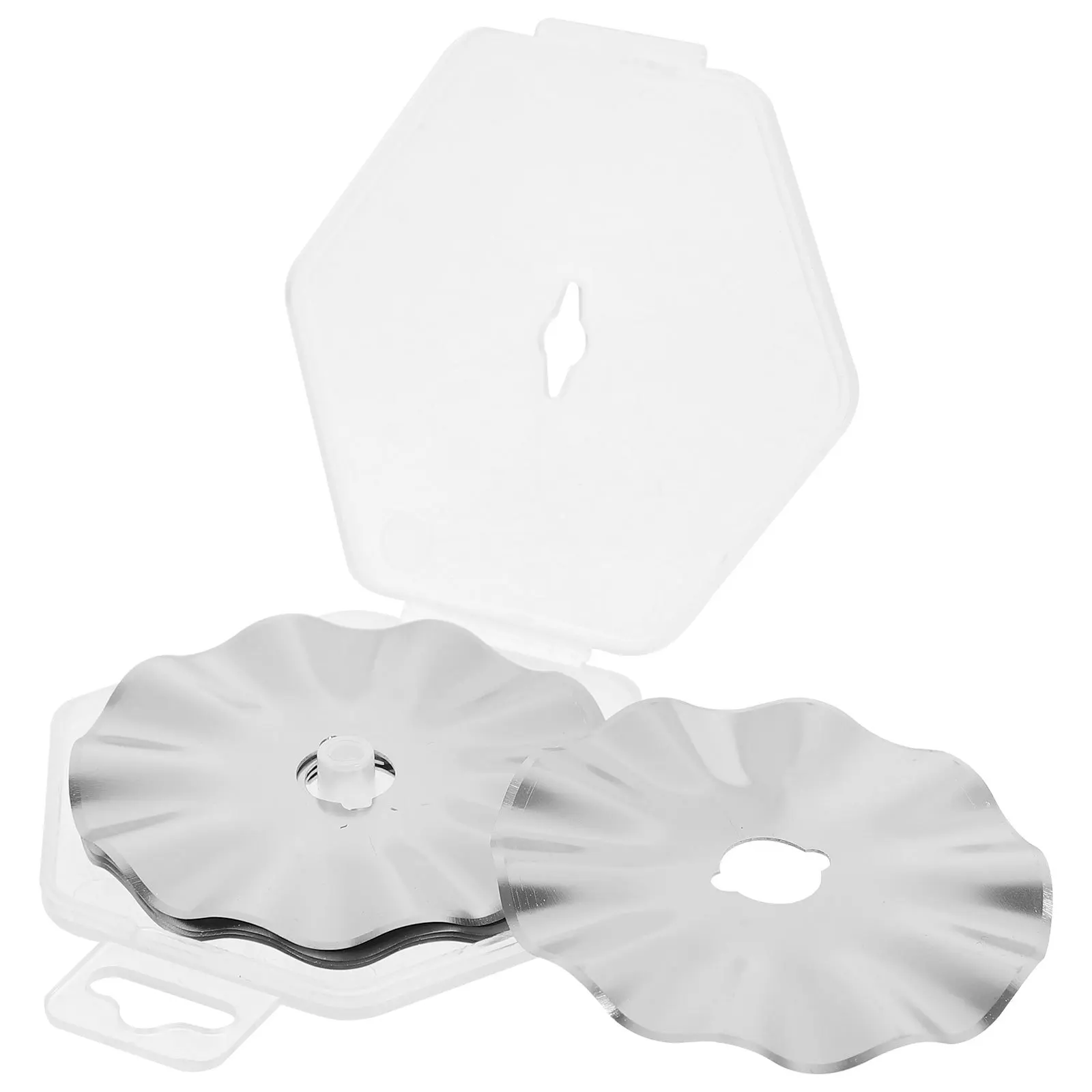 Cuchillas de corte rotativas, cuchillas afiladas de repuesto de acero inoxidable para costura de tela, accesorios para manualidades acolchados, 5 uds.