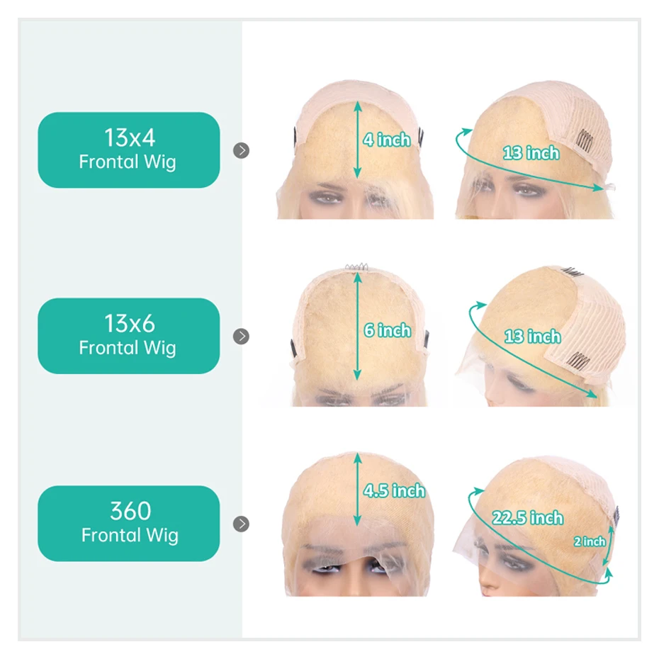 300 Density Human Wig 13x4 13x6 Hd Lace Frontal Wig Human Hair Blonde 613 Lace Front Wigs Raw Vietnamien Straight Wigs For Women image 6