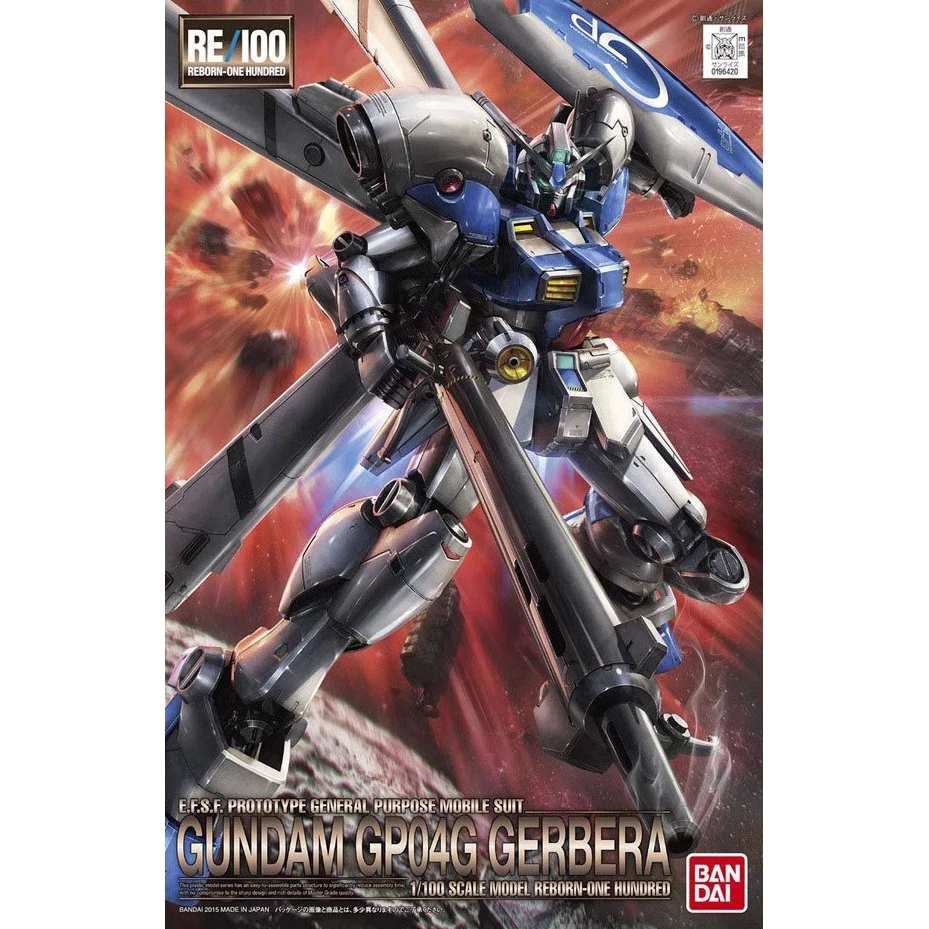 

Bandai Gundam Gerbera RE 1/100 RX-78GP04G Assembling Model Anime Figure Prototype No. 4 Machine Toys Birthday Present