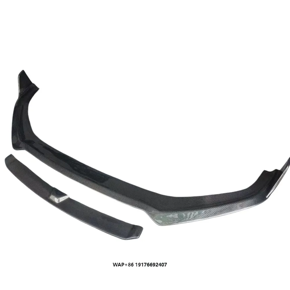 

2019 forAudi A5 Style Wet Carbon Fiber Fibre Front Bumper Lip Splitter New Condition Car Spare Parts Fit