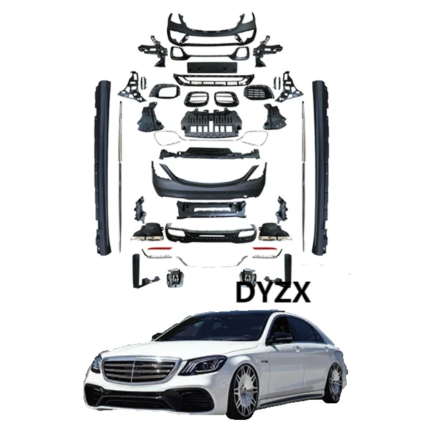 Modified body kits for  W222 S CLASS 2014-2020 facelift to S63 AMG style body kit