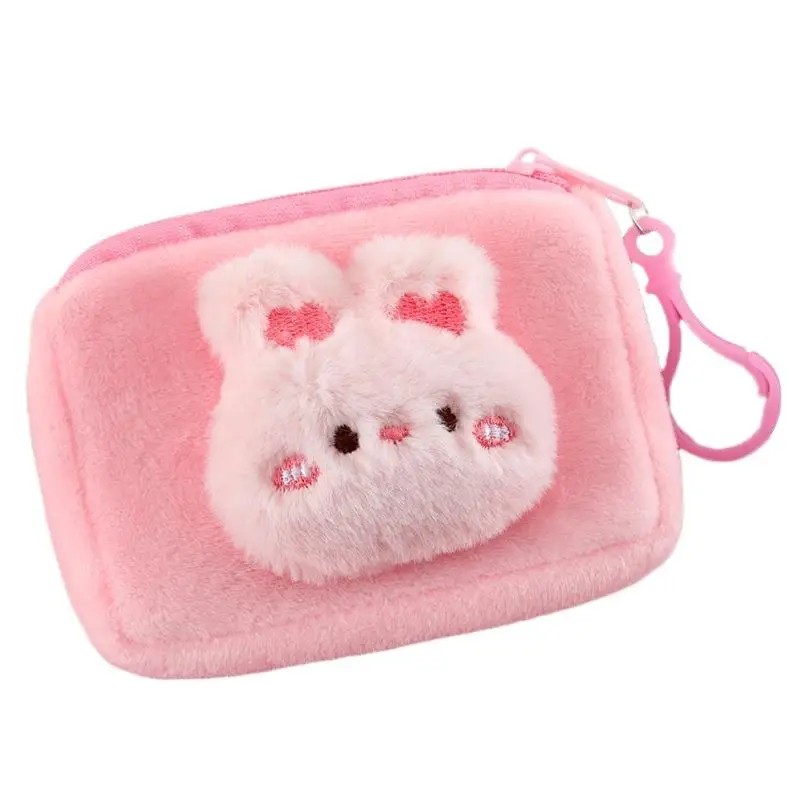 Panda Frosch Hase Kawaii Cartoon Plüsch Aufbewahrung Geldbörse Tragbare Cartoon Schlüssel Geldbörse Rucksack Dekoration Geschenke