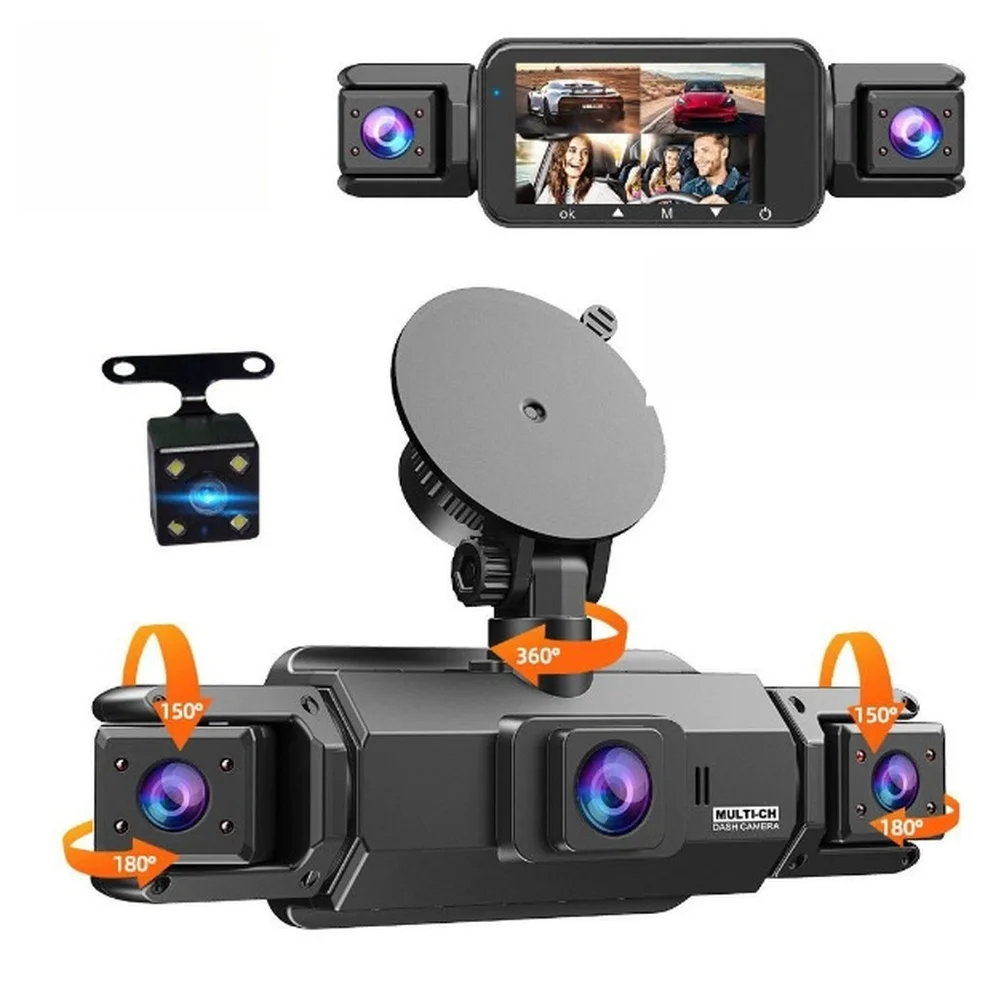 for dashcam with Advanced For Night for Vision Technology 360-Degree Four-Camera System and Motion-Activated Parking