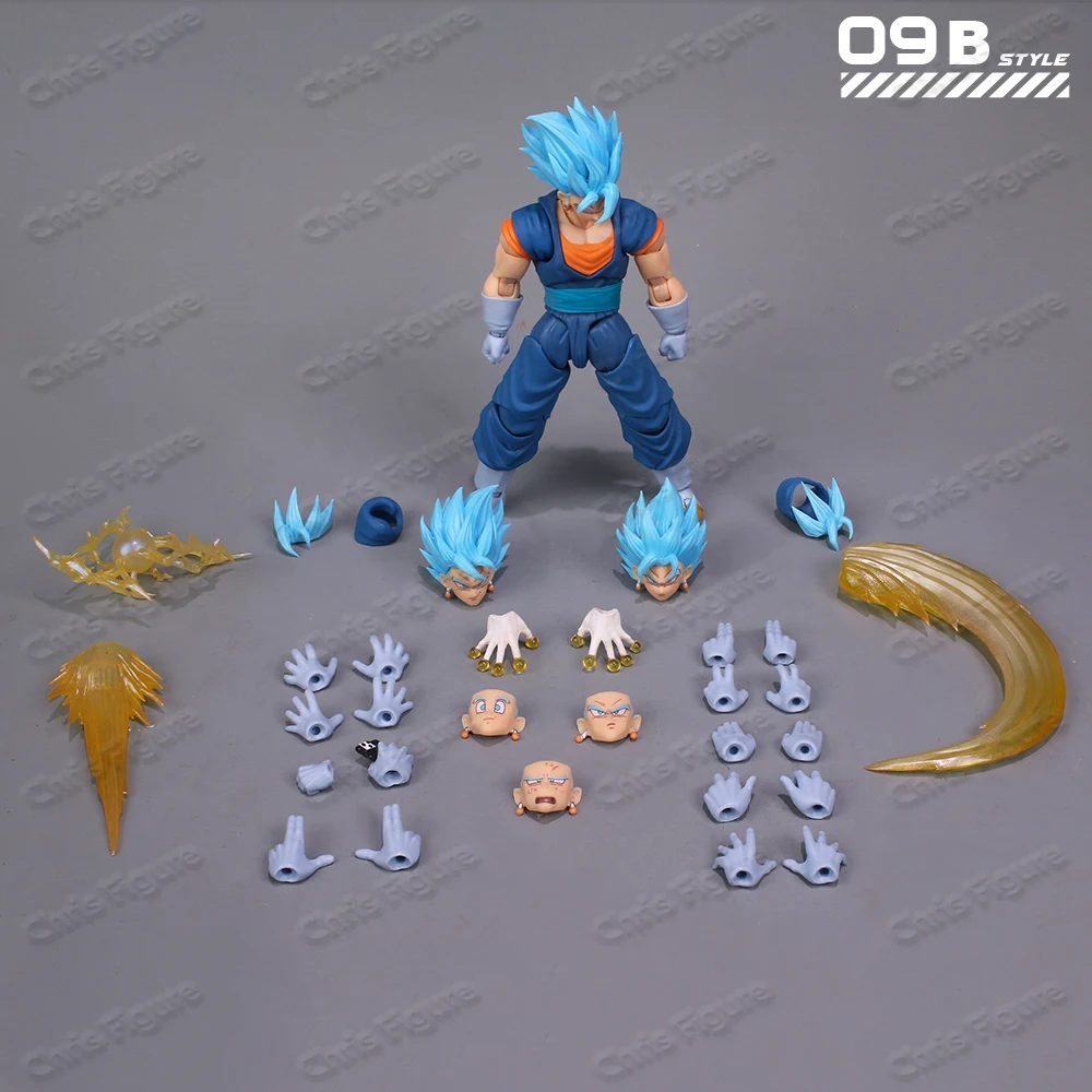 

In Stock YGmw Studio OC Dragon Ball SHF Super Saiyan Fusion Warrior Vegito 07 Anime Action Figure PVC Figures Collectible Model