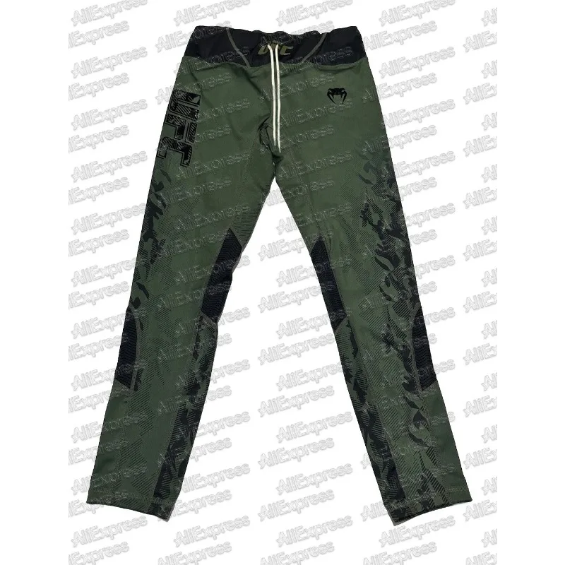 

UFC 2025 Men's 3D Print Fitness Pants Men Gym Training Boxing Sports Green Shorts Fighting Battle Jogging Summer Borad Pants