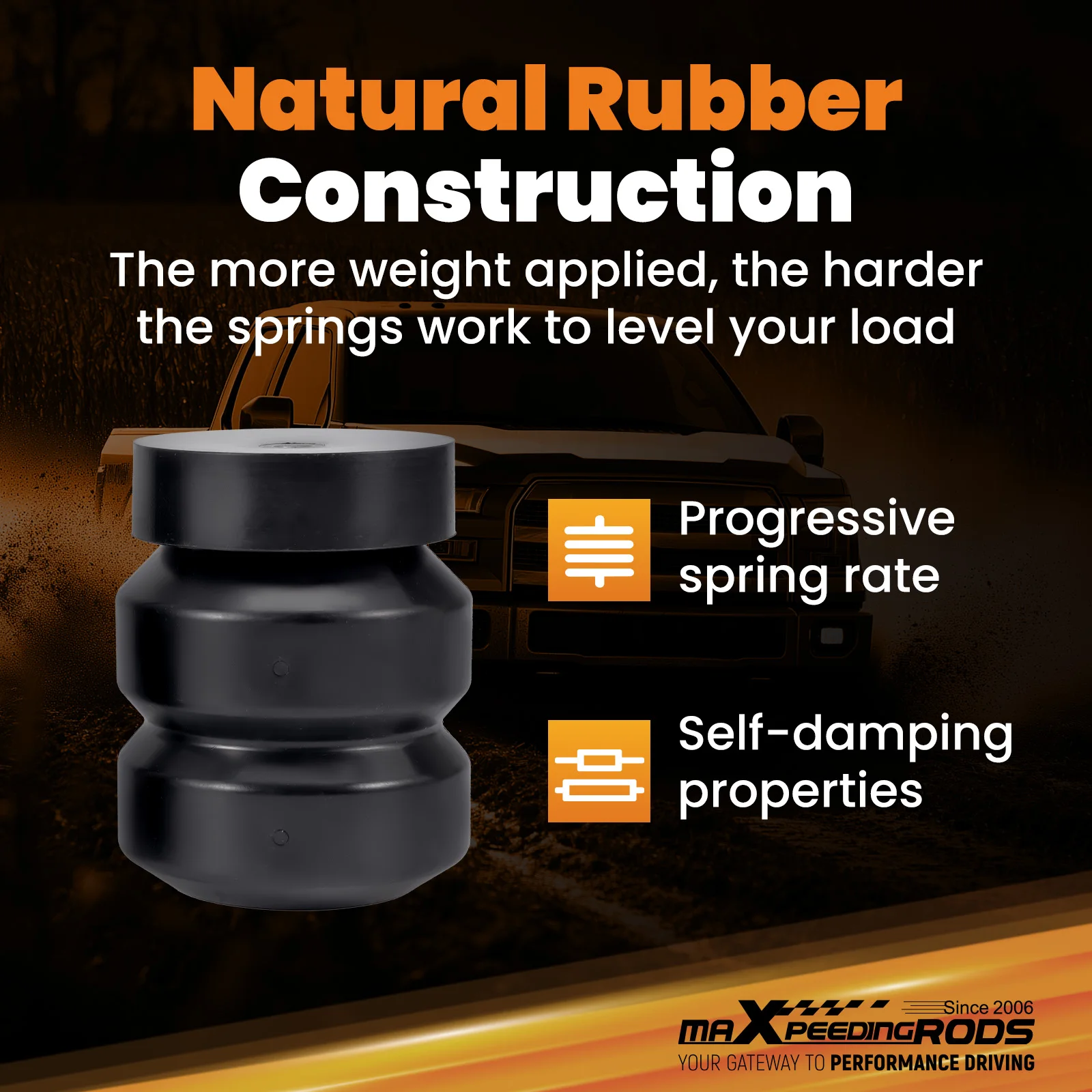 Kit de mola auxiliar de suspensão traseira para Chevrolet Suburban XL GMC Yukon XL 00-16