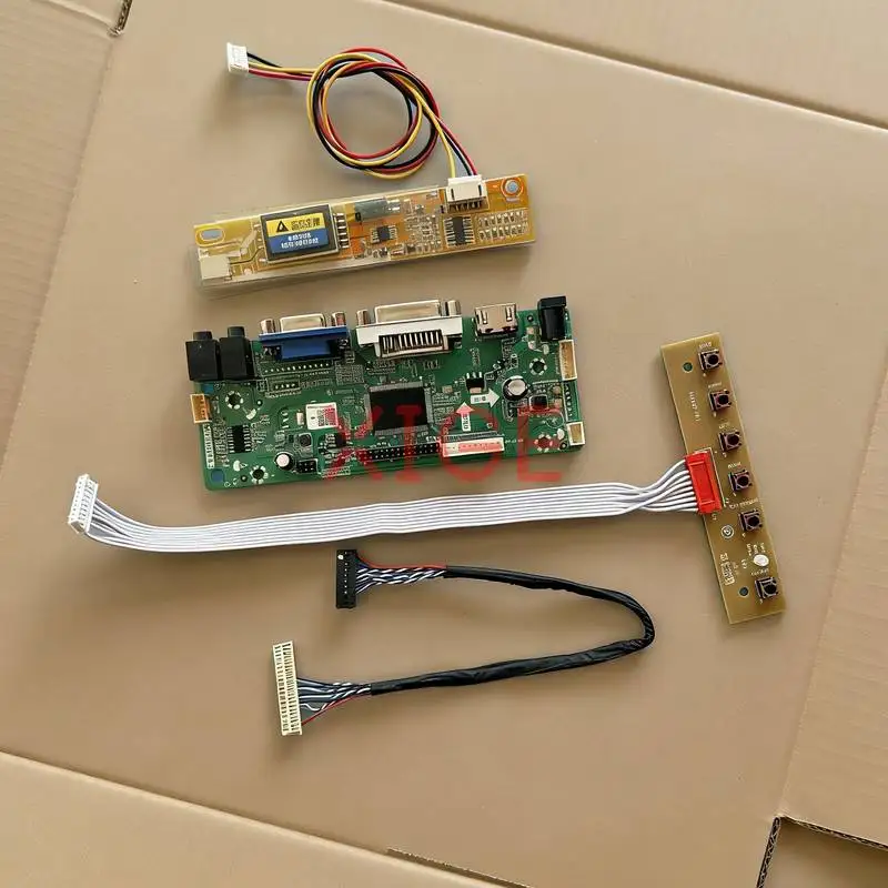 Matrix Controller Board Fit CLAA154WA01 CLAA154WA04 CLAA154WA05 CLAA154WA03 1-CCFL 1280x800 1280*800 HDMI+DVI+VGA LVDS 30Pin Kit