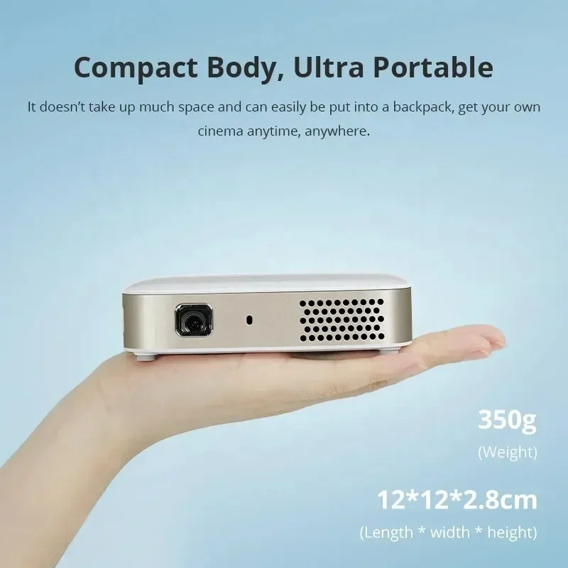 Hot Selling Salange P21 Newest Mini DLP Wifi 3D Projector  Portable Projector 4K Mini Pocket Android Travel Proyector