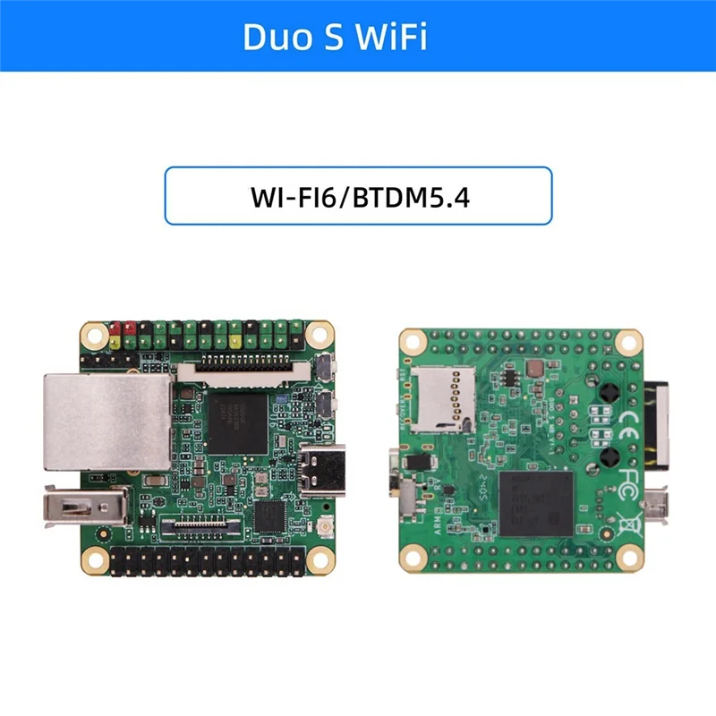 Milk-V Duo S Development Board+Poe-Long-Pin WI-FI 6/BT5+EMMC  RISC-V ARM Support One-Click Switching ARM/RISC-V Startup-N35R