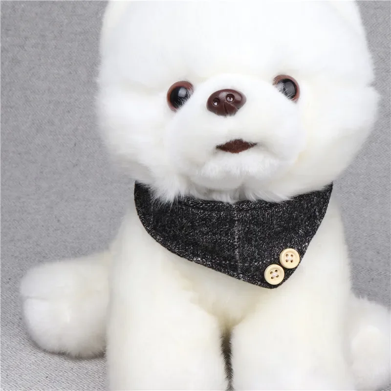 Hot-Selling, Stain-Resistant British Pu Leather Collars For Cats And Dogs, As Well As Triangular Scarf Collars For Pets