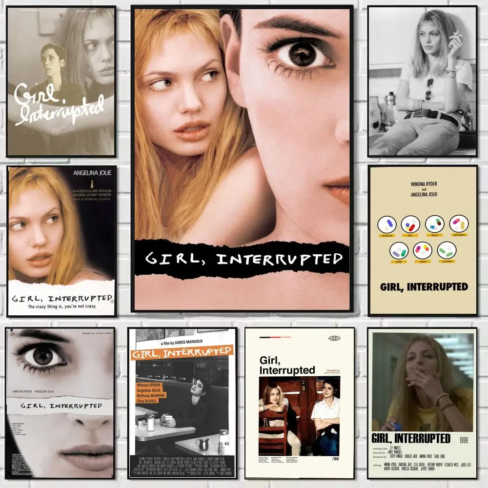 ملصق قماشي للخط للفيلم المتقاطع للفتيات: خالي من التجاعيد ومقاوم للماء ومتين لجميع الفضاء لتزيين الحائط #1