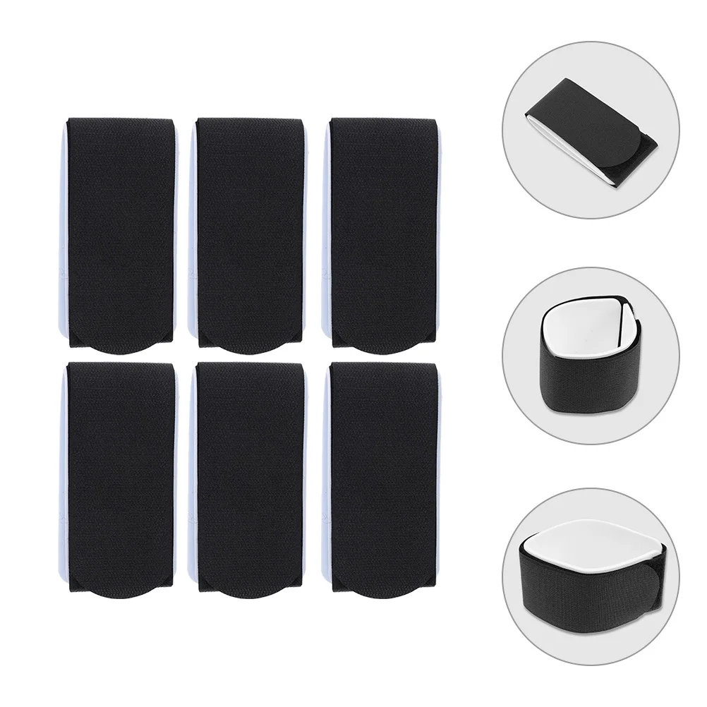 6 szt. Czarne Regulowane Paski do Przenoszenia Snowboardu, Sanków, Nart, Paski Mocujące, Przenośne Paski na Ręce do Nart Regularnych