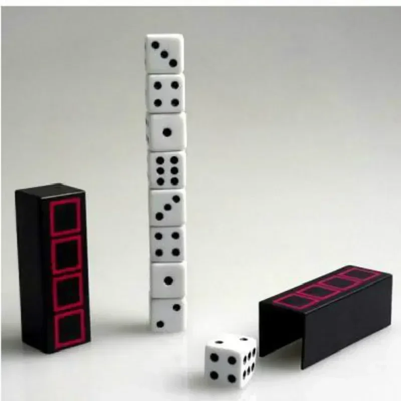 Tower of Dice Stage Magic Tricks Dice Appear Vanish Illusion Close up Magia Magie Magicians Prop Accessory Illusion Gimmick