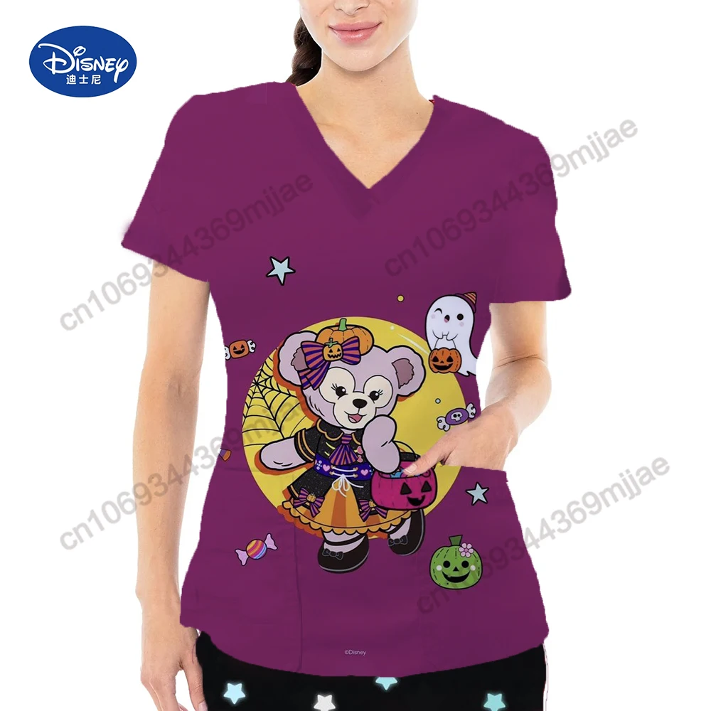 

Nurse Uniform Y2k Tops for Women 2023 Disney T-shirt Female Pocket Yk2 Graphic Tee Y 2k Top Vintage T Shirts Woman T-shirts Kpop