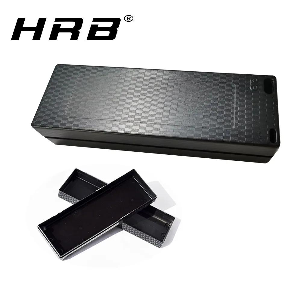 Caja de batería lipo 3S 4S, estuche rígido de fibra de carbono, funda naranja y negra, estuche rígido tipo banana para accesorios de batería lipo, cubierta protectora