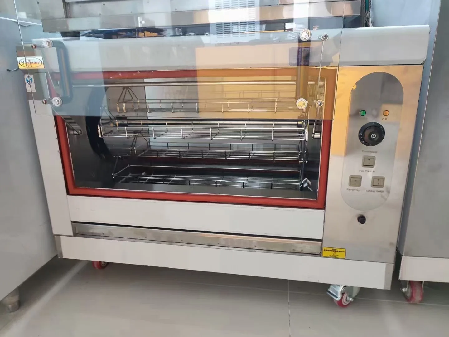 Roast Rotisseri Electric Chicken Rotisserie Oven Roaster Bbq Bucket Electric Rotary Chicken Grill Machine Roasting Oven