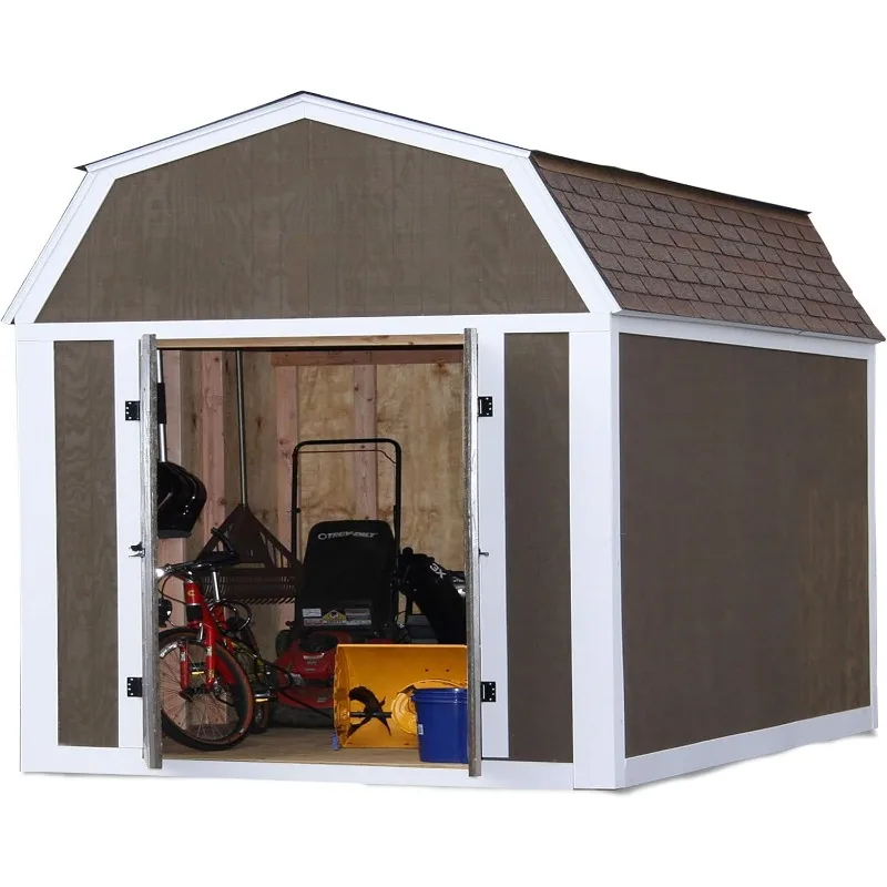50% Structurally Stronger Truss Design Easy Shed Kit Builds 6'–14’ Widths Any Length - Bonus Miter Template, Storage Barn