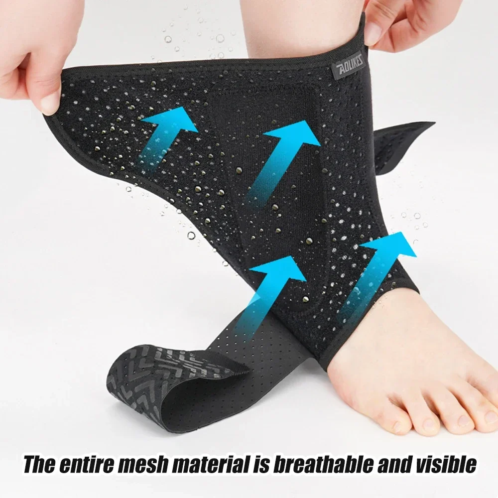 1PC Ankle Brace Support For Women Men Basketball Soccer, Adjustable Athletics Achillies Tendon Ankle Compression Sleeve Wrap