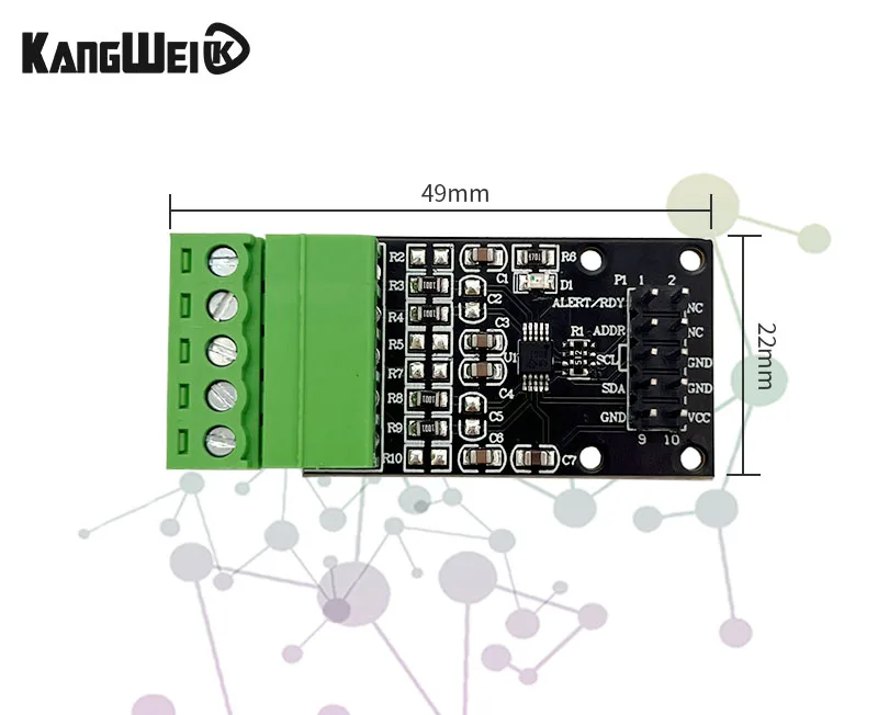 ADS1115 Analog-to-digital Conversion Module 16 Bit ADC Data Acquisition Module Digital Comparator Output I2C Communication