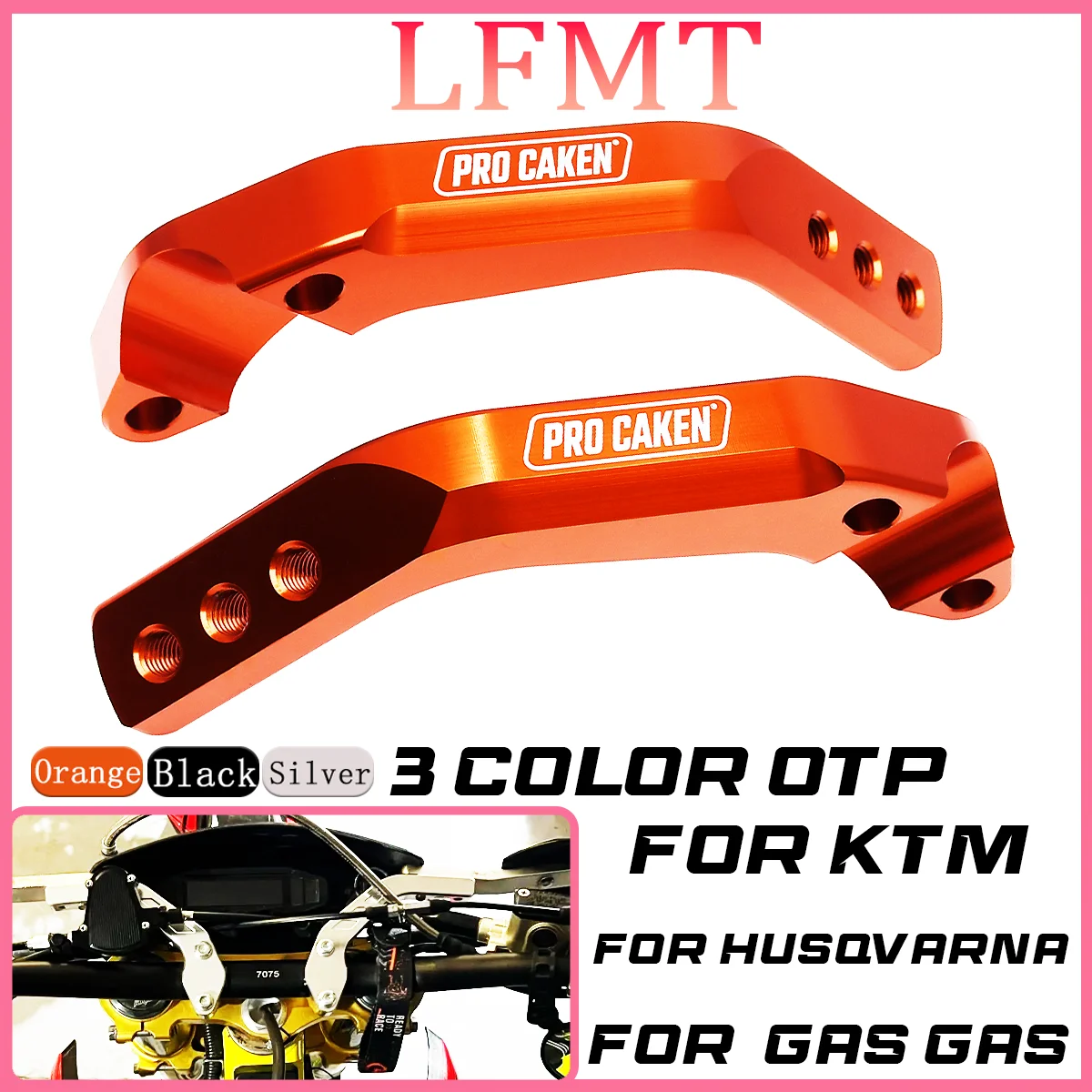 

For KTM SXF XCF EXC XCW TPI SIX DAYS 125 250 300 350 450 Motorcycle Handguard Support Bracket Mount 28mm Handlebar Guard Clamp