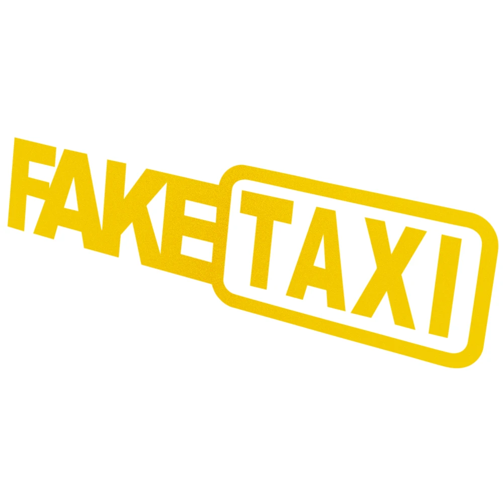 Funny FAKE TAXI Reflective Sticker Car Sticker Car Styling For VW Polo Golf 4 5 6 7 Beetle MK3 MK4 MK5 MK6 Bora CC Passat B6 B5