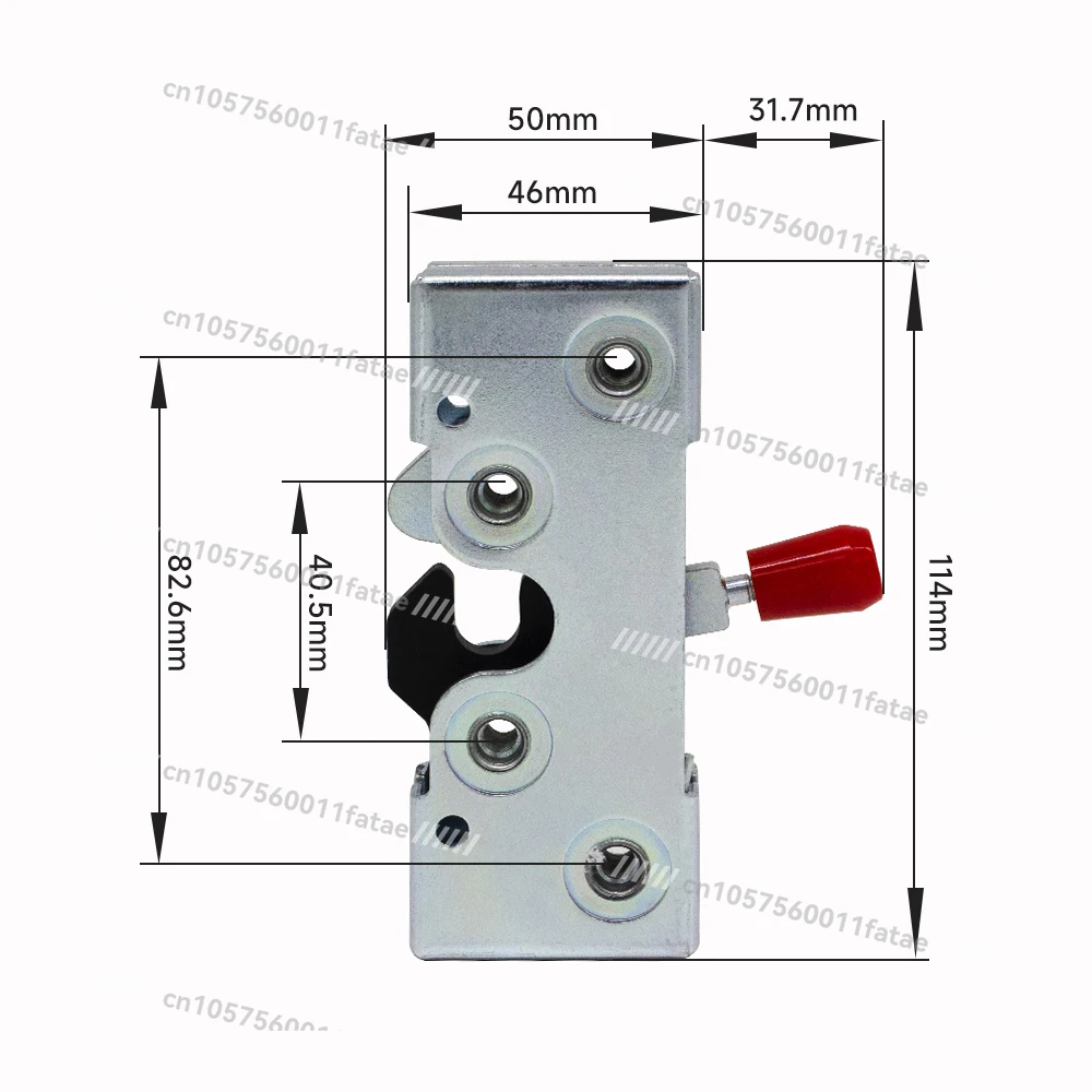 Heavy Duty Revolving Door Pull-latch Presses Mechanical Pull-latches and Excavators Cable-driven Inverted Handles