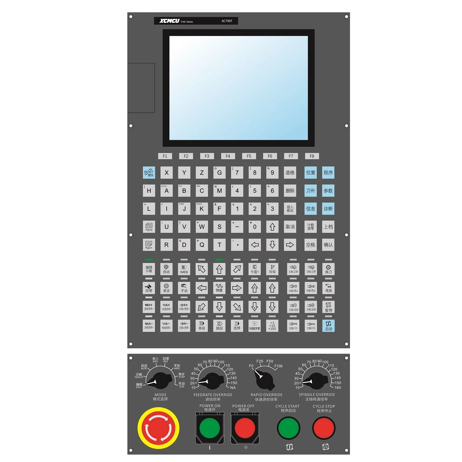 

XCMCU XC799T 2~6 Axis Multifunctional CNC Lathe Control System Tool Magazine Function for Drilling and Tapping